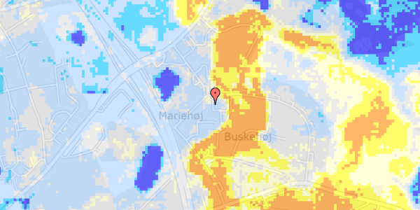 Ekstrem regn på Malmbergsvej 30, st. th