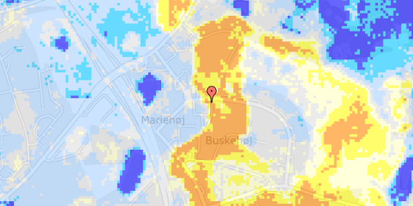 Ekstrem regn på Malmbergsvej 40, st. tv