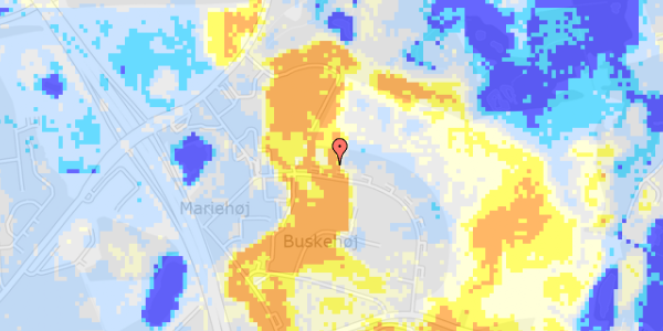 Ekstrem regn på Malmbergsvej 61