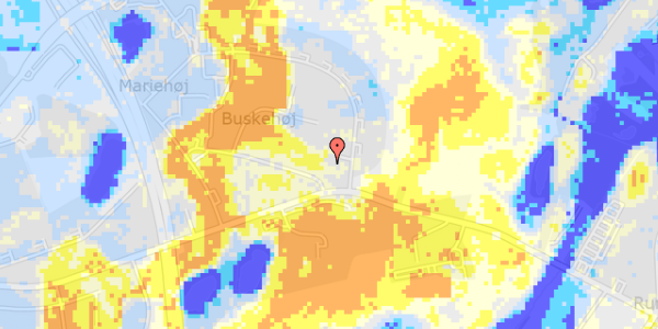 Ekstrem regn på Malmbergsvej 110