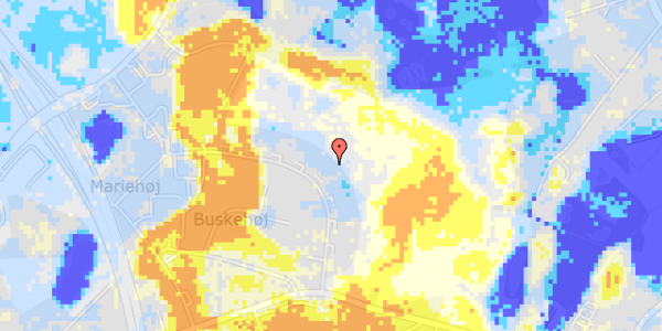 Ekstrem regn på Malmbergsvej 123