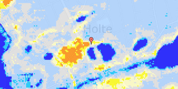 Ekstrem regn på Margrethevej 6