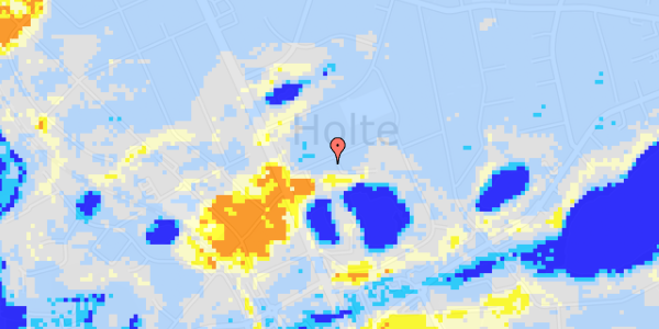 Ekstrem regn på Margrethevej 16