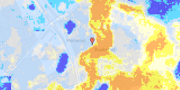 Ekstrem regn på Mariehøjvej 1, st. th