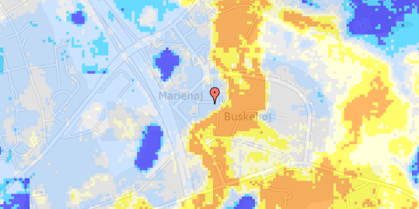 Ekstrem regn på Mariehøjvej 3, st. tv