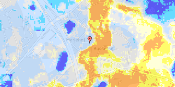 Ekstrem regn på Mariehøjvej 3, 2. tv