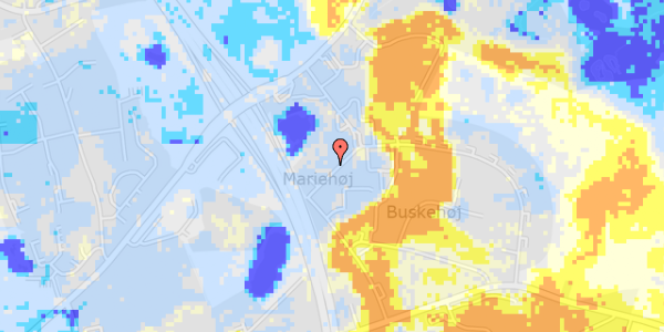 Ekstrem regn på Mariehøjvej 6, st. th