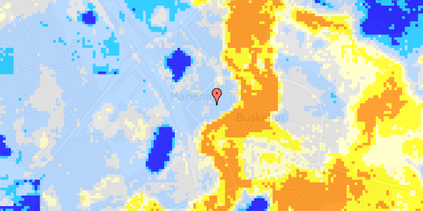 Ekstrem regn på Mariehøjvej 7, 2. th