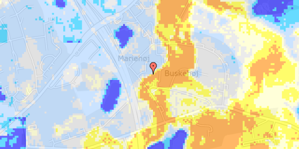 Ekstrem regn på Mariehøjvej 21, 1. tv