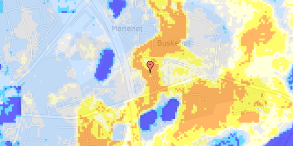 Ekstrem regn på Mariehøjvej 32