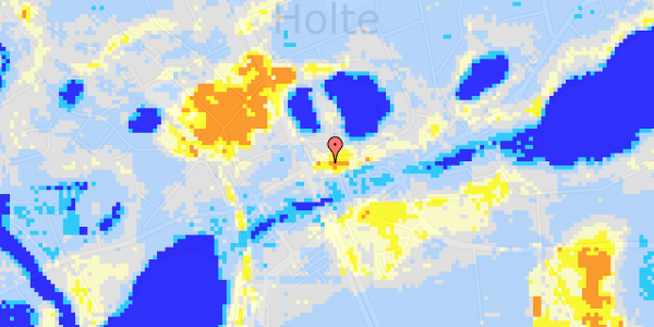 Ekstrem regn på Morlenesvej 4