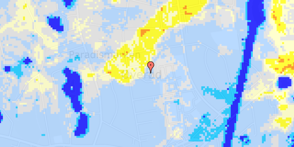 Ekstrem regn på Norddalsvej 5