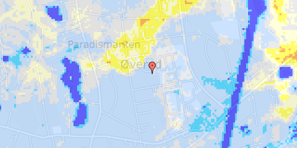 Ekstrem regn på Norddalsvej 8