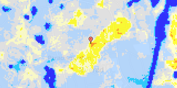 Ekstrem regn på Nordre Paradisvej 24