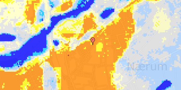 Ekstrem regn på Nærum Hovedgade 25, 1. c