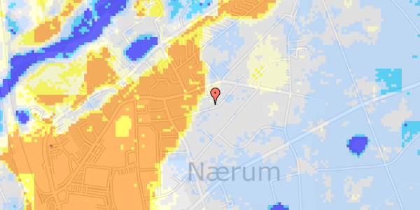 Ekstrem regn på Nærumhusvej 6