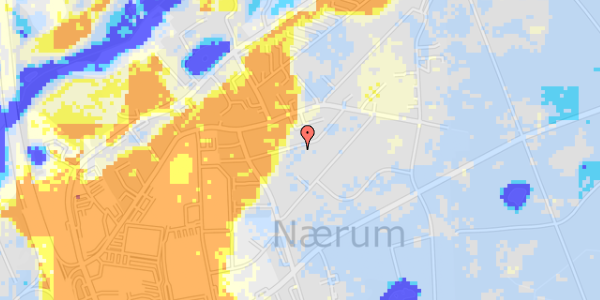 Ekstrem regn på Nærumhusvej 9