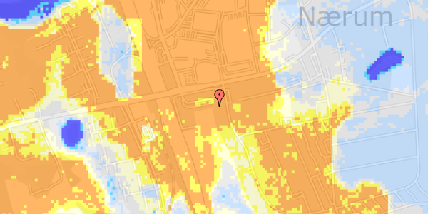 Ekstrem regn på Nærum Vænge 12