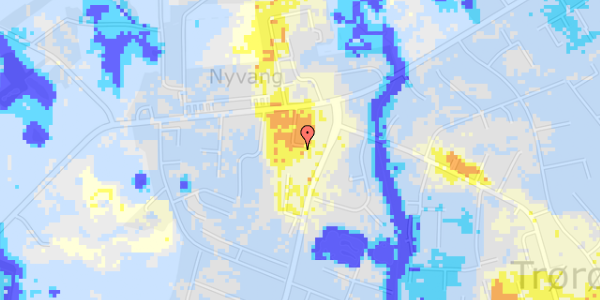 Ekstrem regn på Nørreeng 10