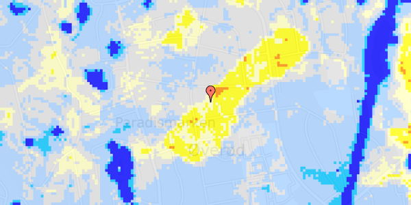 Ekstrem regn på Paradisbakken 9