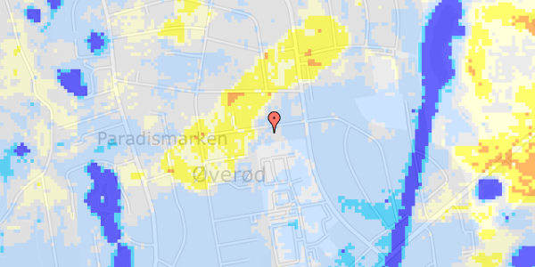 Ekstrem regn på Paradisbakken 18