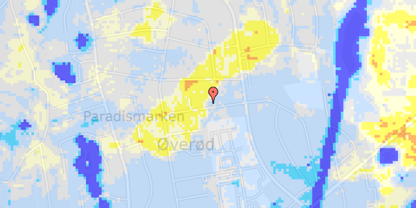 Ekstrem regn på Paradisbakken 23