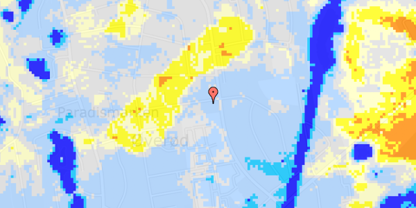 Ekstrem regn på Paradisbakken 24