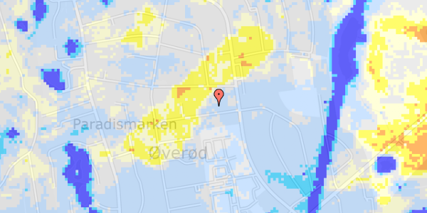 Ekstrem regn på Paradisbakken 27