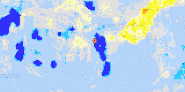 Ekstrem regn på Paradishegnet 21