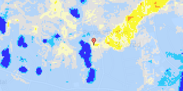 Ekstrem regn på Paradisledet 3