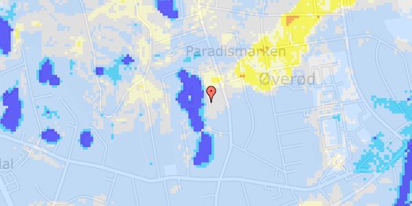 Ekstrem regn på Paradisledet 4