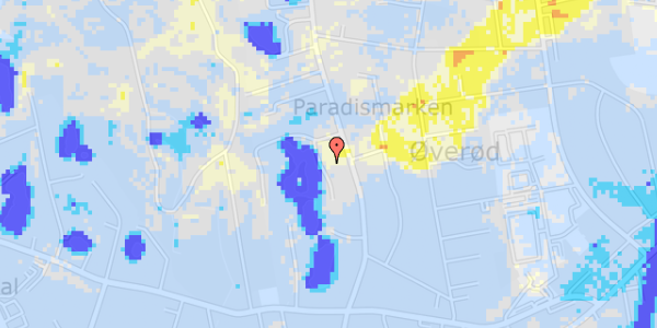 Ekstrem regn på Paradisledet 5