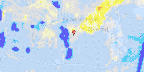 Ekstrem regn på Paradisledet 9