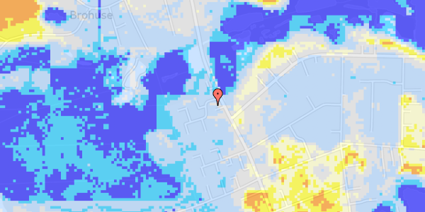 Ekstrem regn på Parcelvej 36