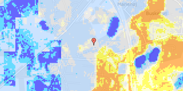 Ekstrem regn på Pilekæret 27