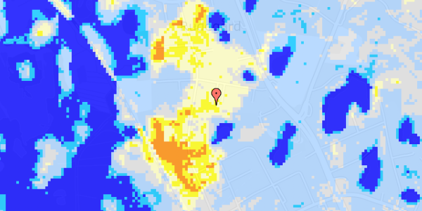 Ekstrem regn på Rudegårds Alle 25A