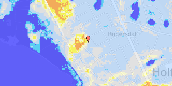 Ekstrem regn på Rudemarken 47