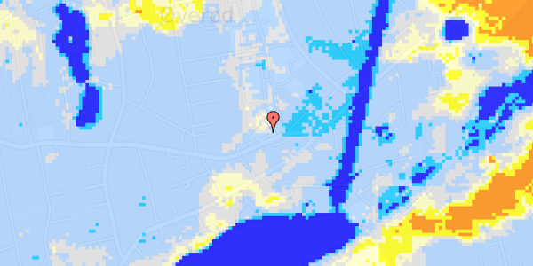 Ekstrem regn på Rudersdalsvej 99