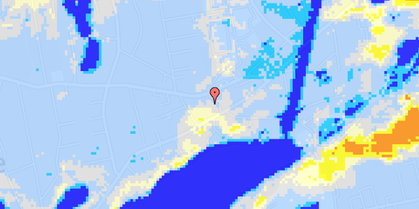 Ekstrem regn på Rudersdalsvej 110, 2. th