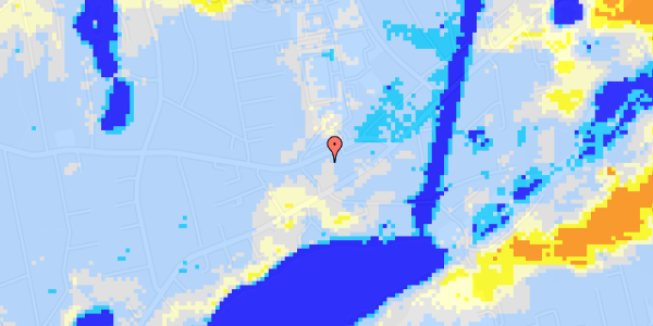 Ekstrem regn på Rudersdalsvej 114, st. th