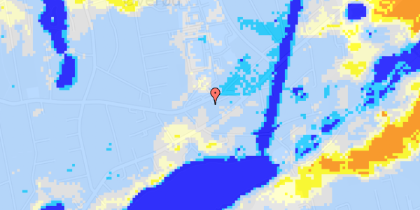 Ekstrem regn på Rudersdalsvej 118, st. th