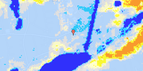 Ekstrem regn på Rudersdalsvej 122, 1. th