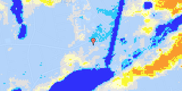 Ekstrem regn på Rudersdalsvej 124, 1. th