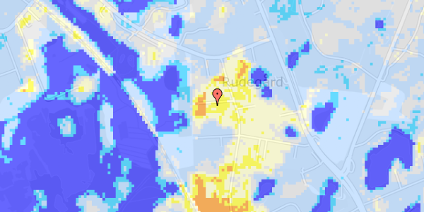 Ekstrem regn på Rudeskrænten 5