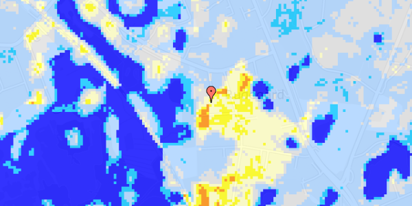 Ekstrem regn på Rudeskrænten 8