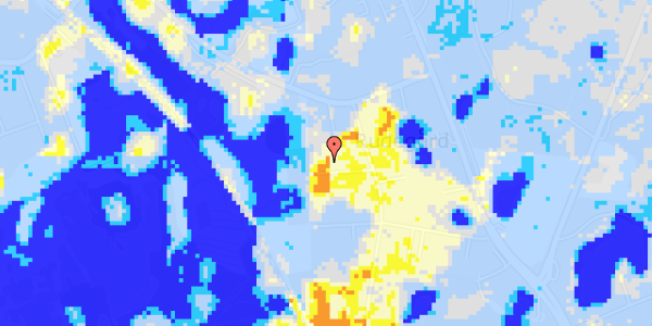 Ekstrem regn på Rudeskrænten 10