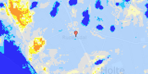 Ekstrem regn på Rude Vang 7