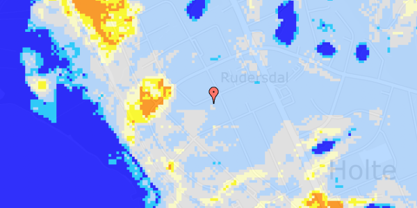 Ekstrem regn på Rude Vang 27A