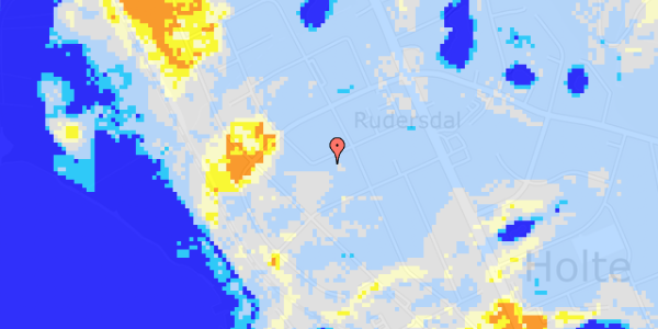 Ekstrem regn på Rude Vang 27C