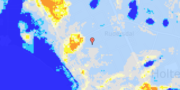 Ekstrem regn på Rude Vang 35